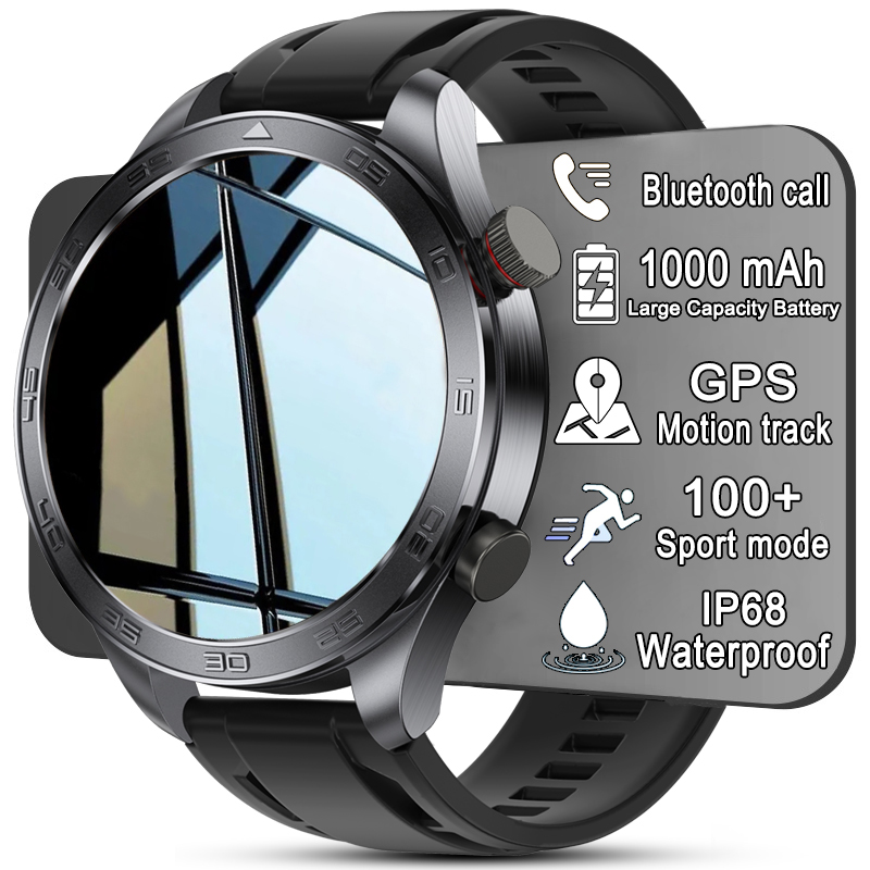 Outdoor Power Wire - สมาร์ทวอทช์ติดตาม GPS รุ่นใหม่สำหรับผู้ชาย หน้าจอ AMOLED สำหรับกีฬากลางแจ้ง