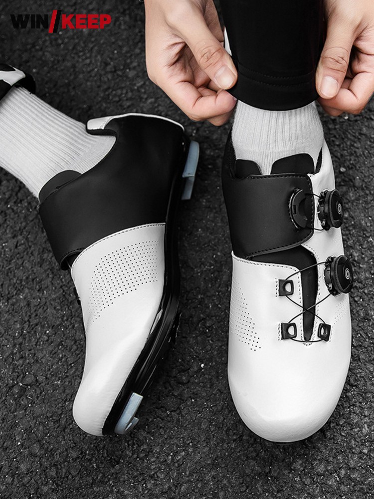 Outdoor Power New Roads - Mens Road รองเท้าขี่จักรยาน Mountain Power Assisted