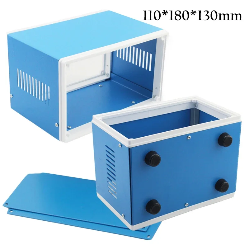 Outdoor Power Wire - DIY อิเล็กทรอนิกส์โลหะ Enclosure กลางแจ้งกันน้ำลวดกล่องเชื่อมต่ออิเล็กทรอนิกส์กล่องหุ้มอุปกรณ์อิเล็กทรอนิกส์สำหรับไฟฟ้าอุปกรณ์
