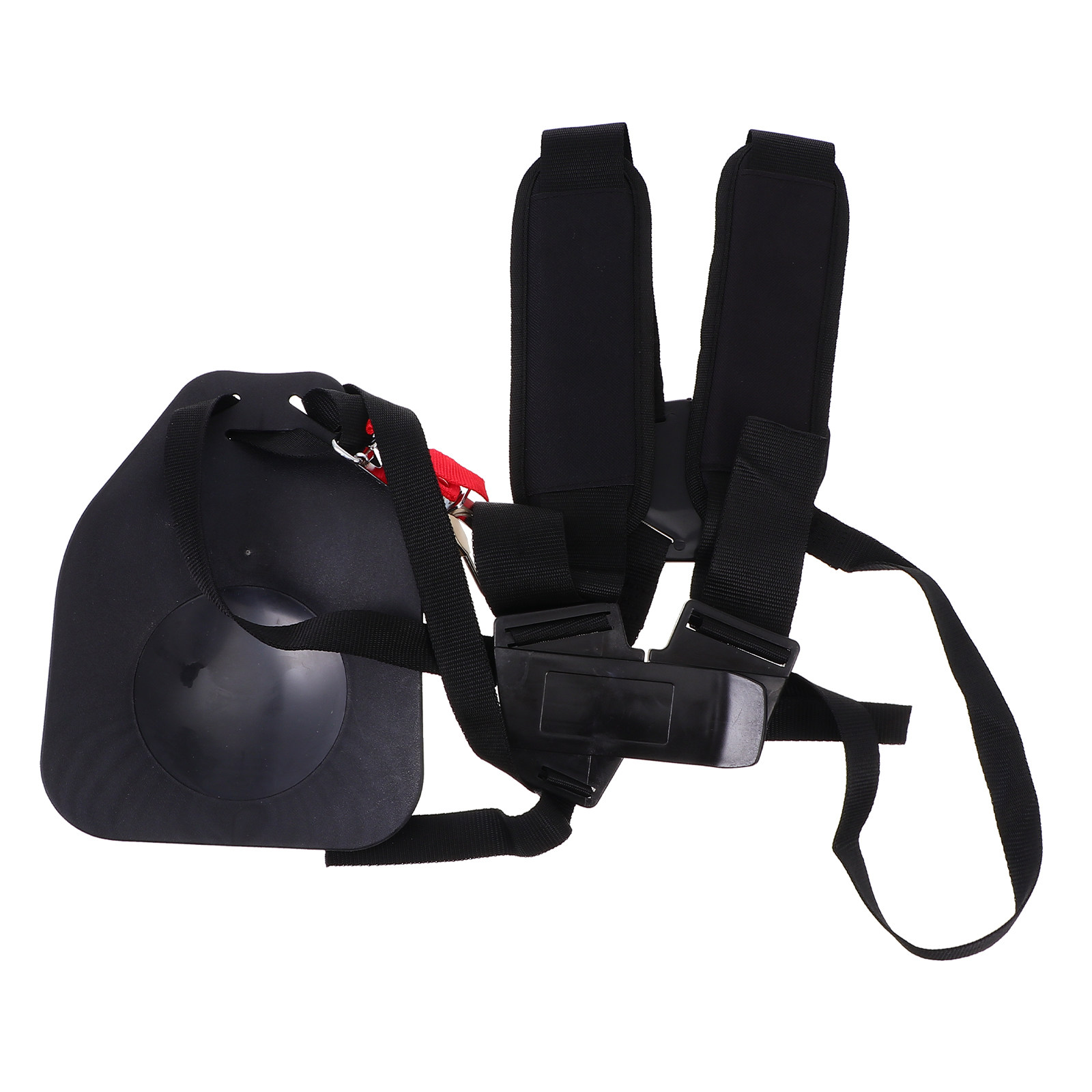 Brush Cutter Strap - 1 ชิ้น สายสะพายหลังแบบสองสายไหล่ ทำจากพลาสติกและสแตนเลส พร้อมสายรัดเอว สำหรับเครื่องมือทำสวน