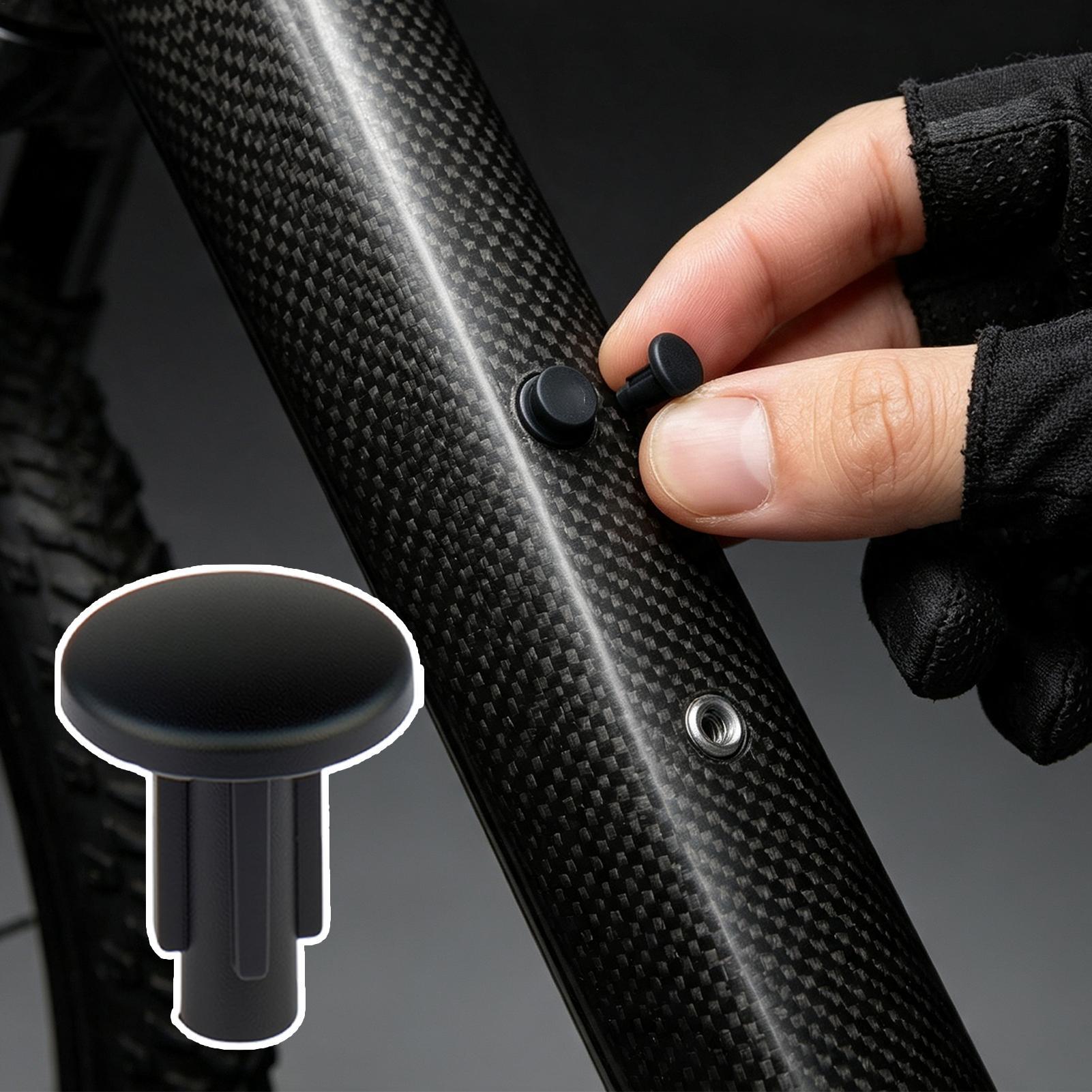 Outdoor Power Point Cover - จุกยางสำหรับรูเกลียว M5 บนโครงจักรยาน ฝาปิดรูสำหรับชั้นวางเครื่องมือ ป้องกันน้ำและฝุ่น