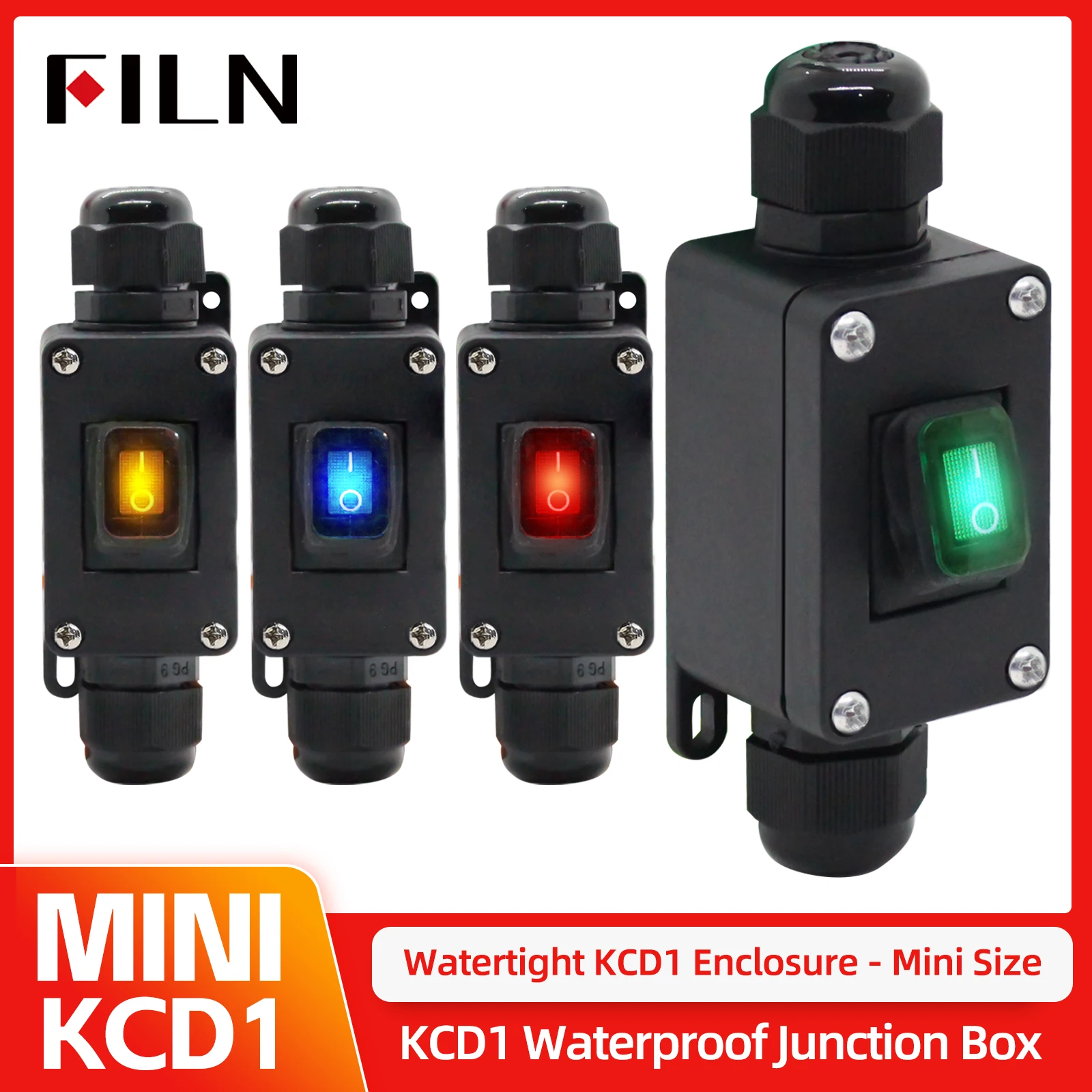 ฟิล์มพร้อมสวิตช์ Rokcer ส่องสว - Outdoor Power Box Cover บทวิจารณ์และราคา