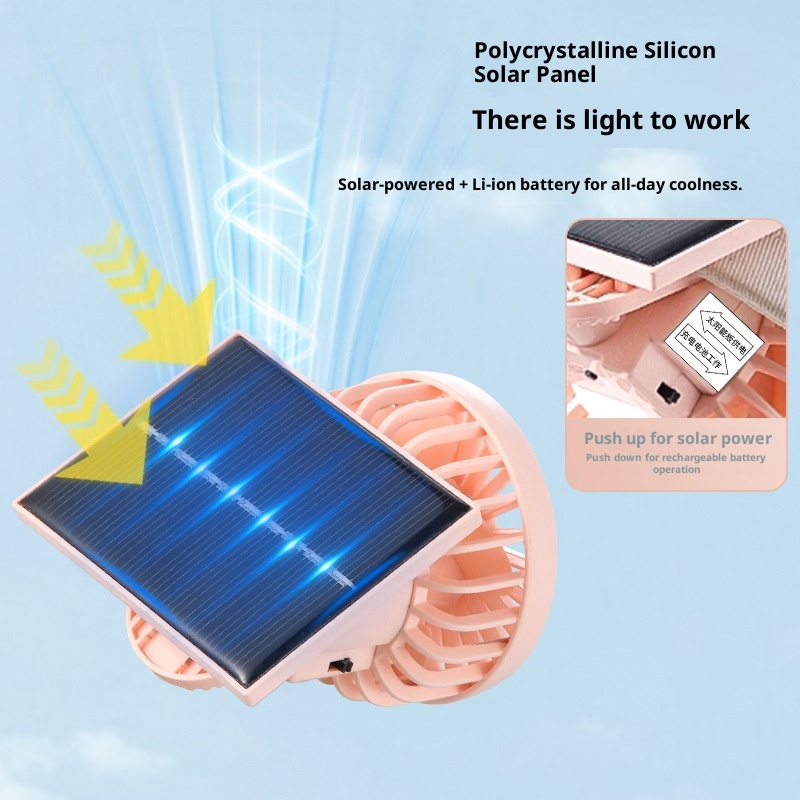 พัดลมแบบพกพาขนาดเล็กแบบคลิปพัด - Outdoor Power Fan บทวิจารณ์และราคา