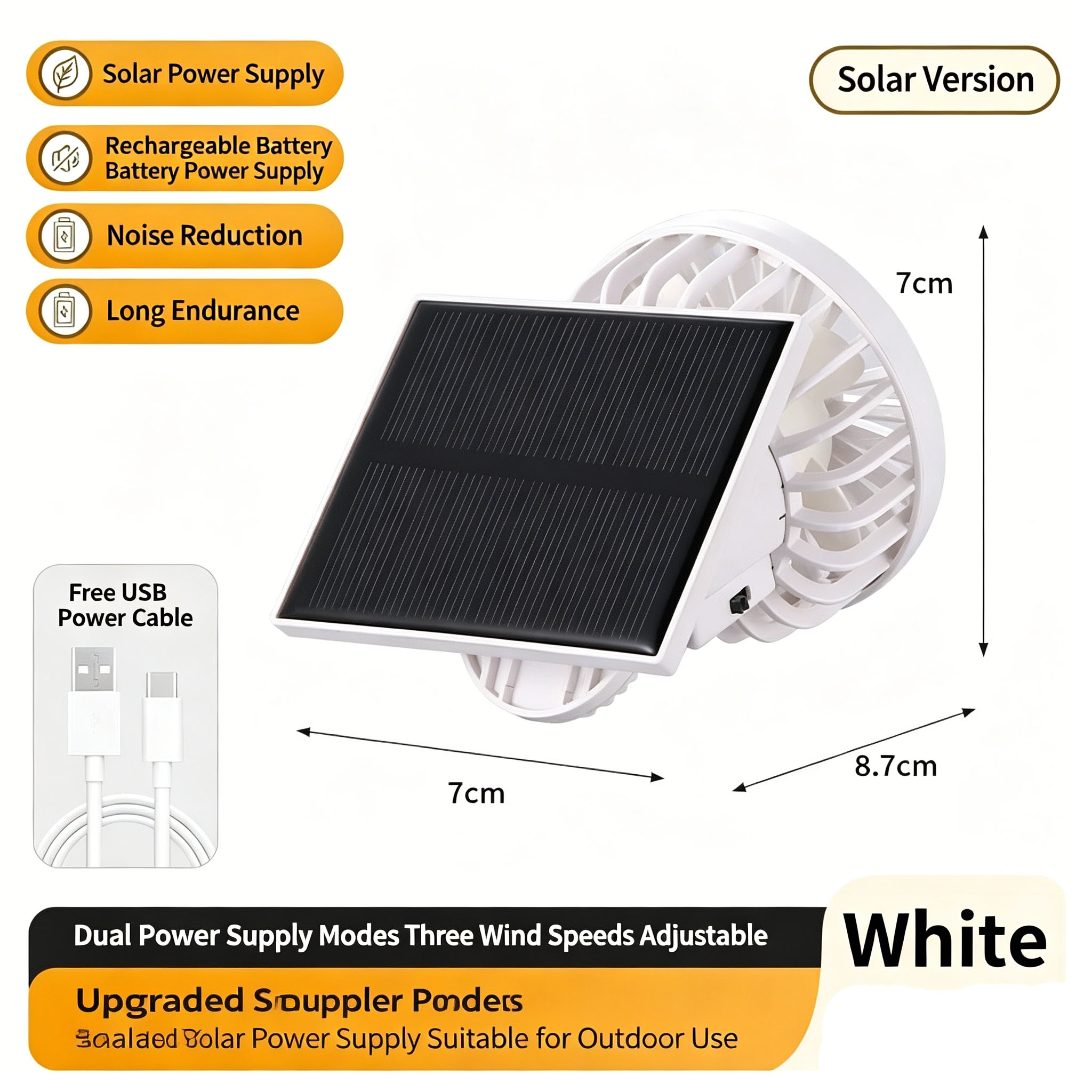 พัดลมแบบพกพาขนาดเล็กแบบคลิปพัด - Outdoor Power Fan บทวิจารณ์และราคา