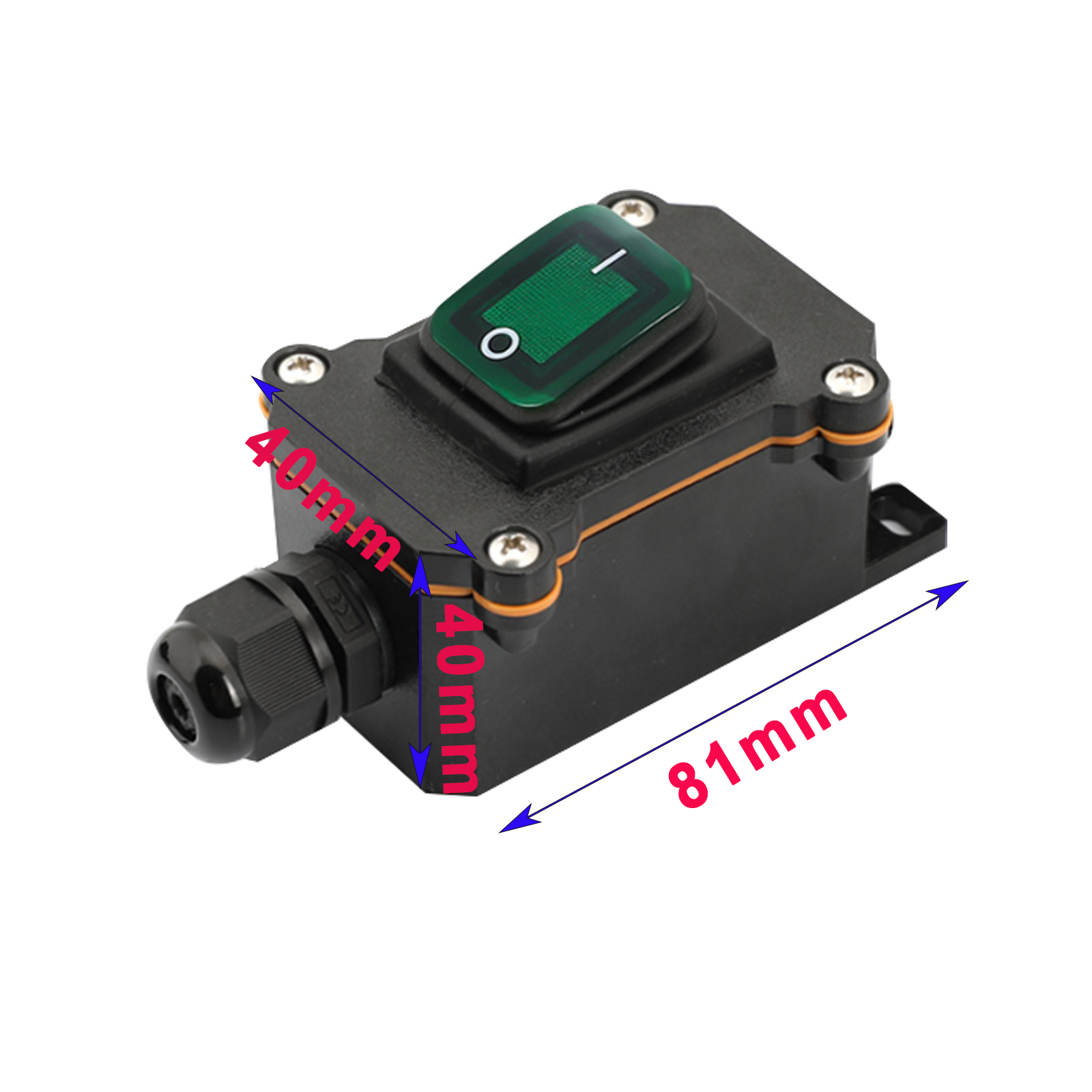 สวิตช์โยกกันน้ำกลางแจ้ง12V/24V - Outdoor Power Box Cover บทวิจารณ์และราคา