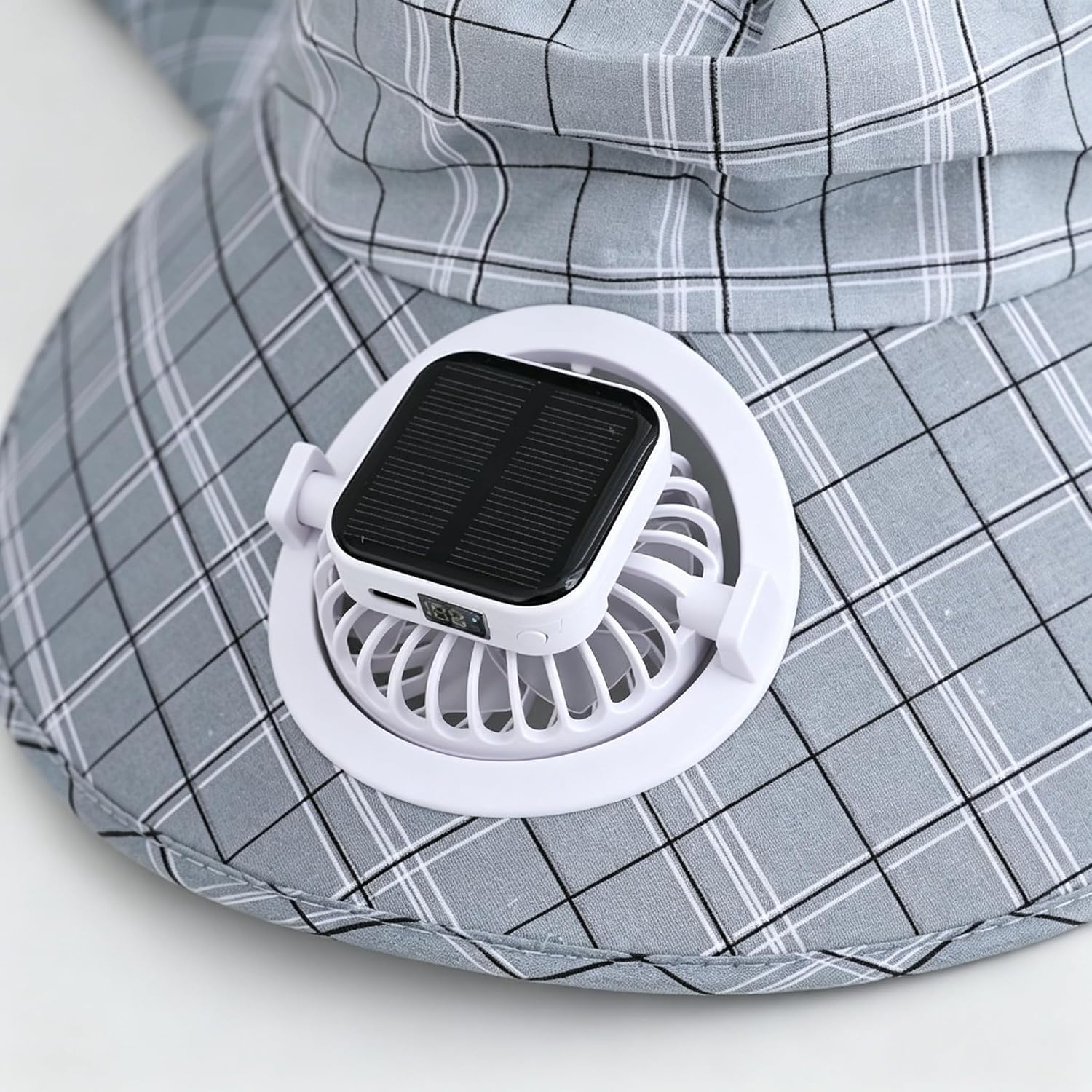 หมวกพัดลมพลังงานแสงอาทิตย์ 1 ช - Outdoor Power Fan บทวิจารณ์และราคา