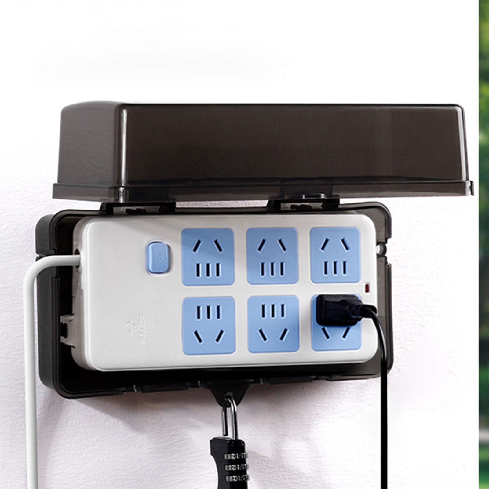 กล่องปลั๊กพลาสติกทนทาน กล่องจั - Outdoor Power Point Cover บทวิจารณ์และราคา