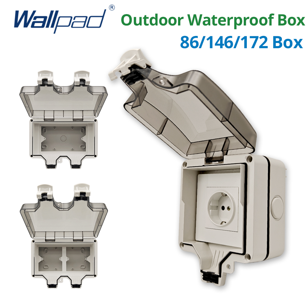 Wallpad IP66 กันฝุ่นกันน้ํากลา - Outdoor Power Box Cover บทวิจารณ์และราคา