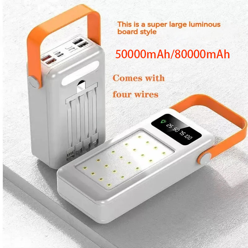 แบตเตอรี่สำรองพกพา 50000mAh 80 - Outdoor Power Wire บทวิจารณ์และราคา