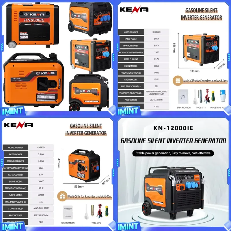 เครื่องกำเนิดไฟฟ้าอินเวอร์เตอร - Portable Generator Inverter บทวิจารณ์และราคา