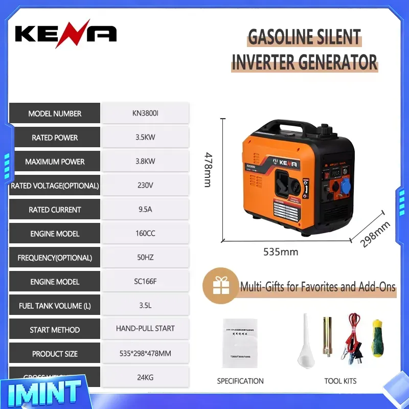 เครื่องกำเนิดไฟฟ้าอินเวอร์เตอร - Portable Generator Inverter บทวิจารณ์และราคา