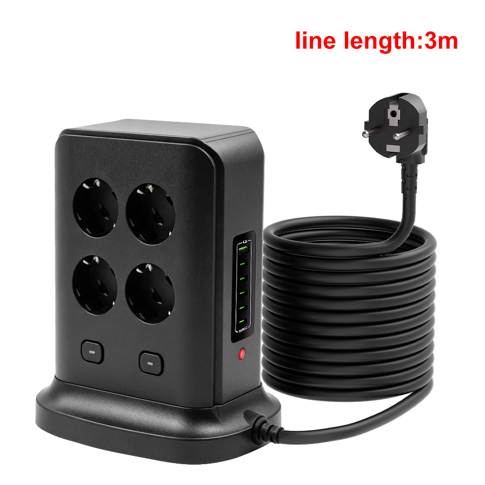 ปลั๊กพ่วง 3000W สายยาว 2/3 เมต - Outdoor Usb Power Strip บทวิจารณ์และราคา