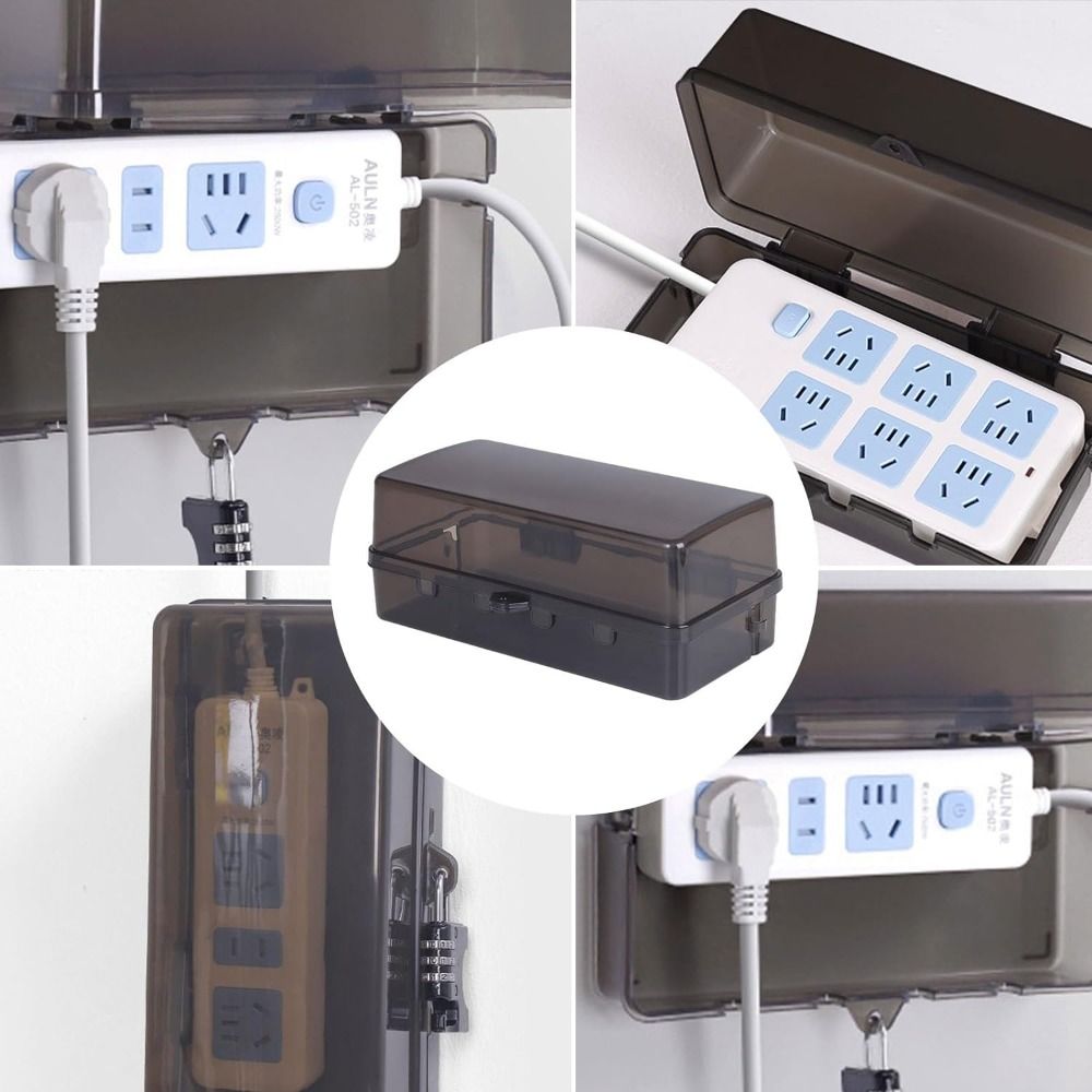 กล่องปลั๊กพลาสติกทนทาน ป้องกัน - Outdoor Power Box Cover บทวิจารณ์และราคา