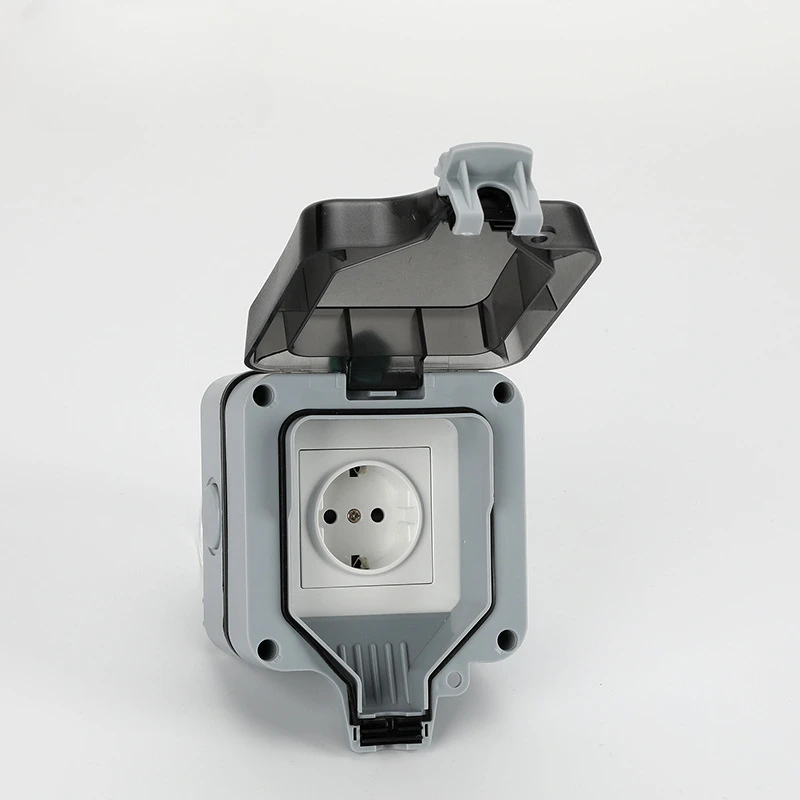 EU KR ผนังกลางแจ้งซ็อกเก็ตกันน - Outdoor Power Hub บทวิจารณ์และราคา