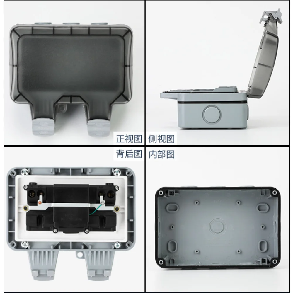 EU KR ผนังกลางแจ้งซ็อกเก็ตกันน - Outdoor Power Hub บทวิจารณ์และราคา