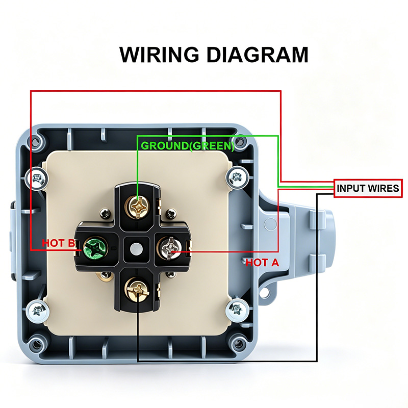 กล่องปลั๊กไฟกลางแจ้งกันน้ำ IP6 - Outdoor Power Box Cover บทวิจารณ์และราคา