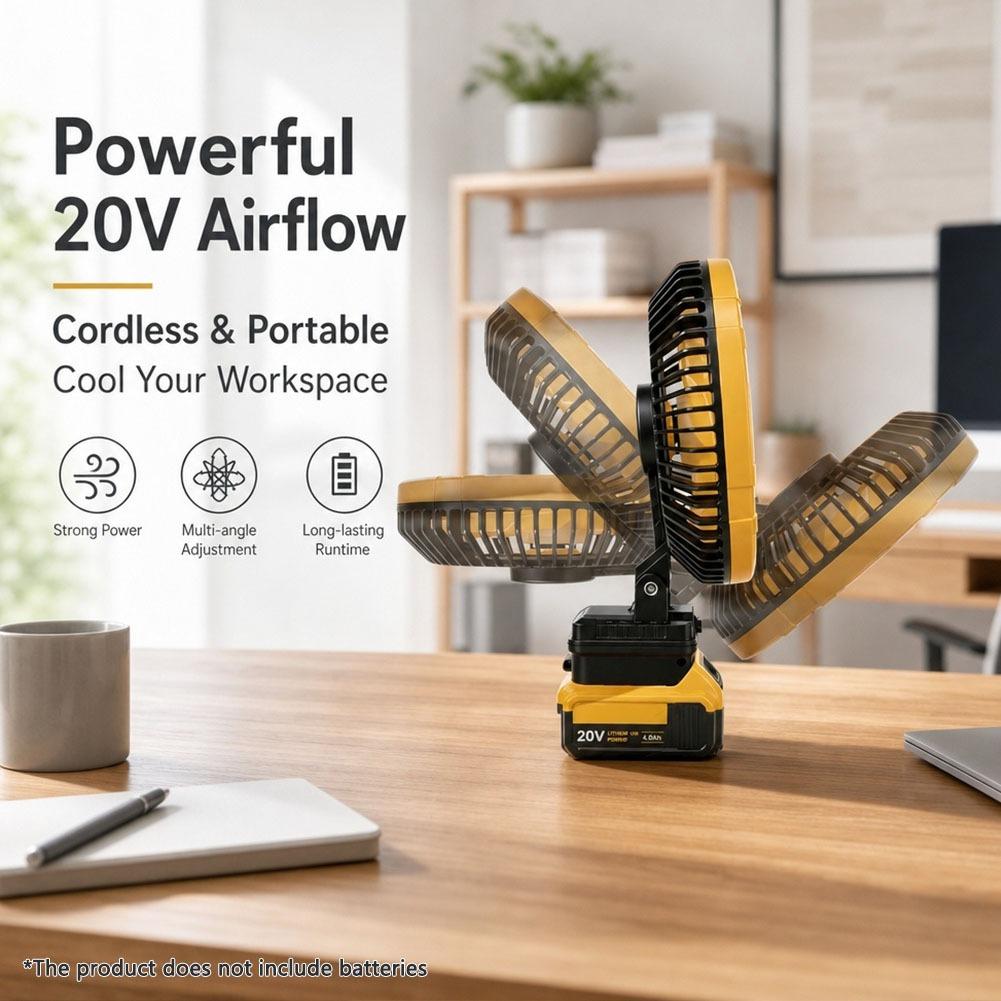 พัดลม DC พร้อมชาร์จ USB พัดลมต - Outdoor Power Fan บทวิจารณ์และราคา