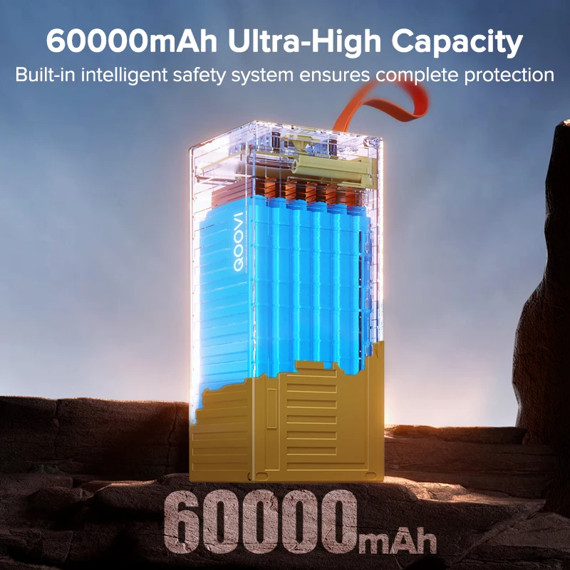 QOOVI 60000mAh Power Bank 22.5 - Outdoor Power Hub บทวิจารณ์และราคา