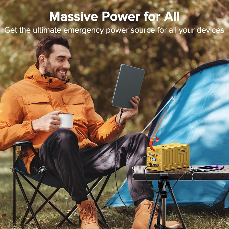 QOOVI 60000mAh Power Bank 22.5 - Outdoor Power Hub บทวิจารณ์และราคา